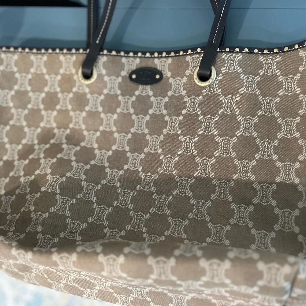 Celine Macadam Canvas Tote - Rare Bag with COA - Picture 14 of 14